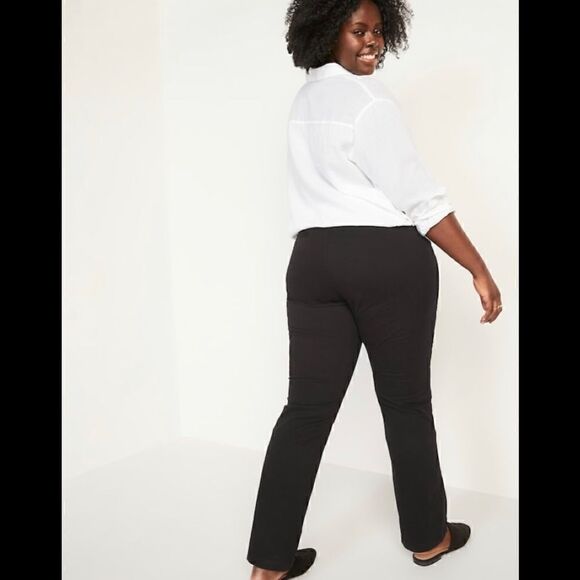 Old Navy | Mid Rise Boot Cut Khaki - Picture 2 of 5